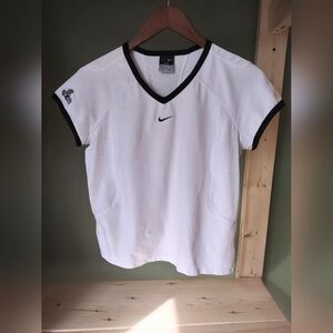 Nike Women's White Athletic Top Dri-Fit Size Medium